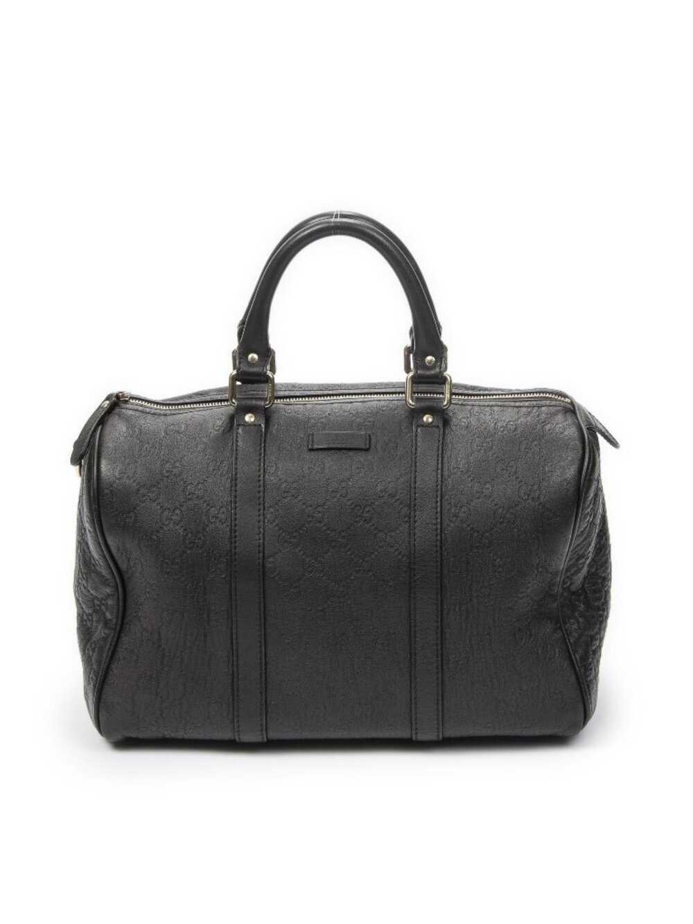 Gucci Medium Boston Dark Brown Guccissima Shoulder Bag